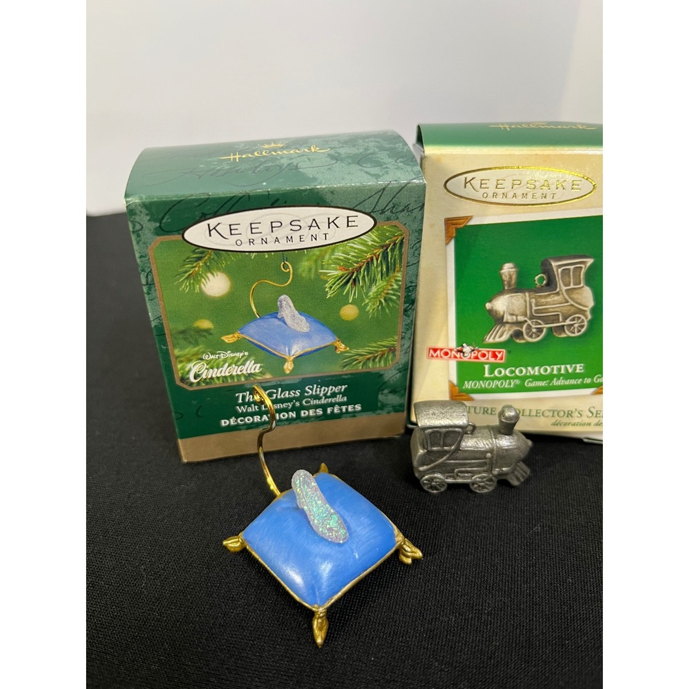 Lot of 8 Hallmark Keepsake Ornaments Disney Crayola Monopoly Miniature Vintage - Picture 2 of 16
